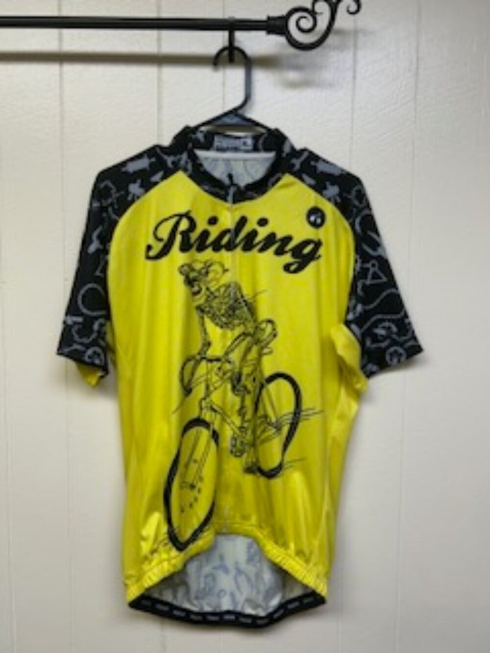 Men's XL full zip cycling jersey